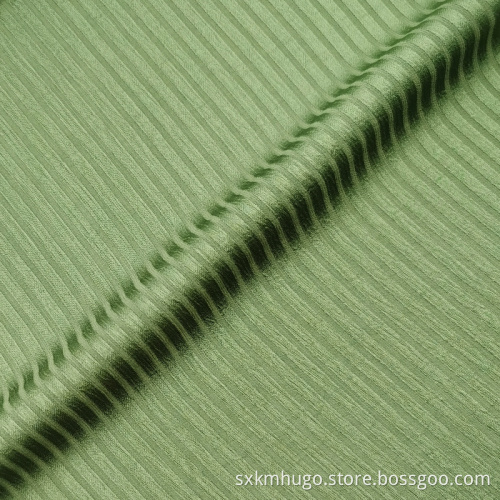 Silk Plain Dyed Jacquard Stripe Fabric for Pajamas